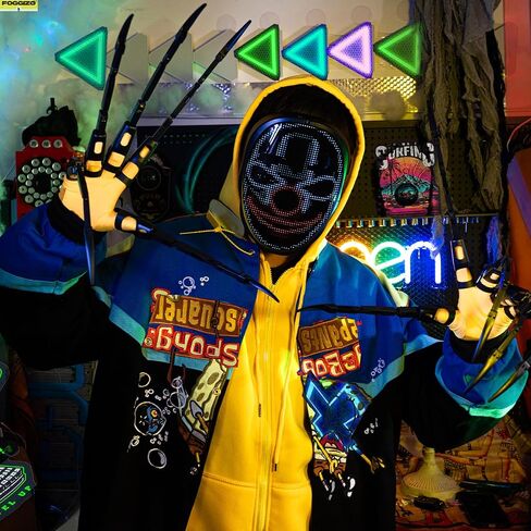 LED App Mask, “Cosplay Fever", Mask for Cosplay Costume Party, App Control Dress Up Idea Mask in Saudi Arabia