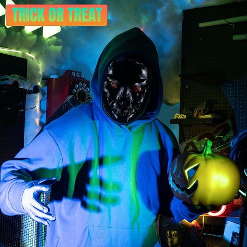 LED App Mask, “Cosplay Fever", Mask for Cosplay Costume Party, App Control Dress Up Idea Mask in Saudi Arabia