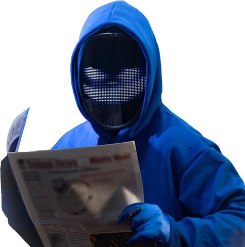 LED App Mask, “Cosplay Fever", Mask for Cosplay Costume Party, App Control Dress Up Idea Mask in Saudi Arabia