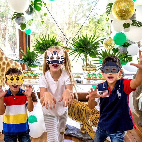 CiyvoLyeen Felt Animal Masks for Kids Safari Farm Forest Theme Party Favors in Kuwait