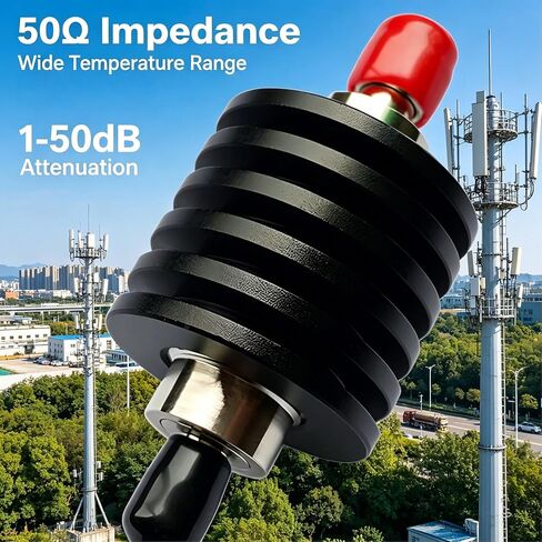10db 10W SMA Attenuator Male to Female ，10 Watt fixed attenuator DC-3.0Ghz 50ohm (10dB) in Kuwait