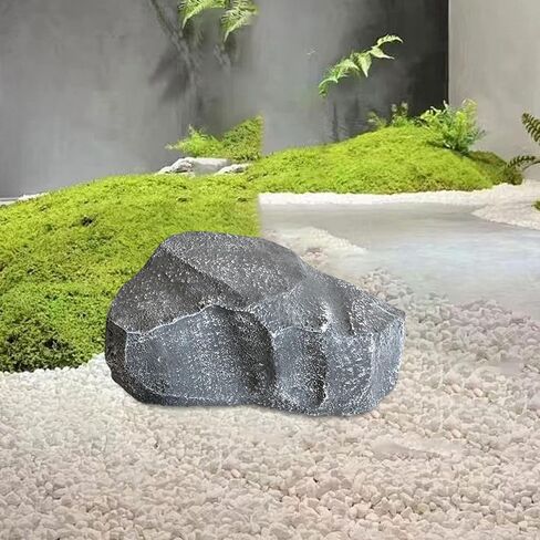 Artificial Rock Faux Stone Sculpture Versatile Pump Cover Creative Portable Landscape Decoration Natural Texture for Patio, 40x22x18cm in Kuwait