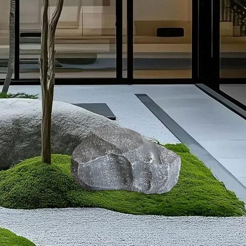 Artificial Rock Faux Stone Sculpture Versatile Pump Cover Creative Portable Landscape Decoration Natural Texture for Patio, 40x22x18cm in Kuwait