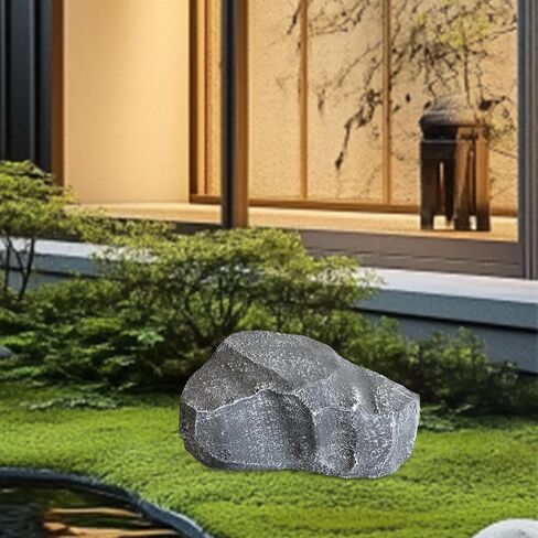 Artificial Rock Faux Stone Sculpture Versatile Pump Cover Creative Portable Landscape Decoration Natural Texture for Patio, 40x22x18cm in Kuwait