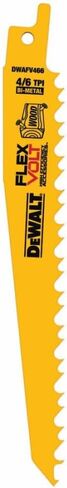 DEWALT FLEXVOLT Reciprocating Saw Blades, 5-Pack, 6", 6TPI, Stainless Steel (DWAFV466) in Kuwait