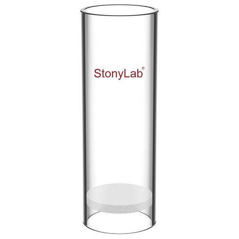 stonylab Glass Extraction Thimble, Medium Porosity Borosilicate Glass Extraction Thimble with 30 mm ID 35 mm OD and 100 mm Height for Soxhlet Extraction Apparatus in Kuwait