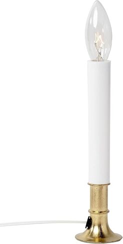 Creative Hobbies® Replacement Light Bulbs for Electric Candle Lamps, Window Candles, & Chandeliers - 7 Watt Candelabra (E12), Clear, Steady Burning, 120v 7w Bulb - Pack of 12 in Kuwait