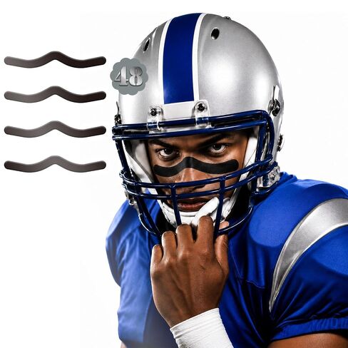 144 Pairs Breathable Cross Eye Black Stickers for Men Women, Sports Face Eyeblack Sticker for Football Baseball Softball Themed Party Birthday Party Supplies in Saudi Arabia