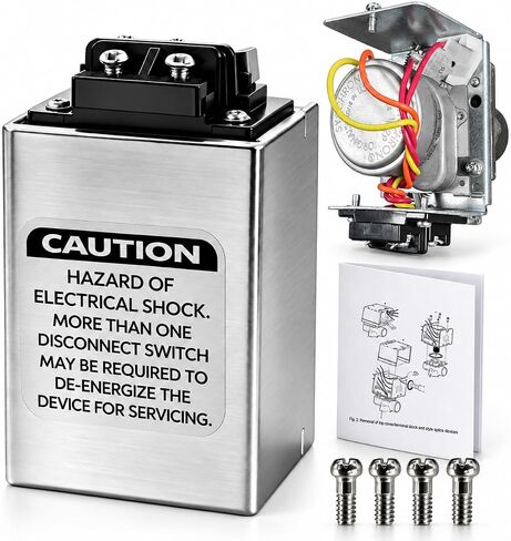 40003916-026 V8043E1012 Zone Valve Motor Power Replacement Head for Honeywell 2-Way 4-Wire Normally Closed 24Vac 50/60Hz 18" Leads with End Switch in Kuwait