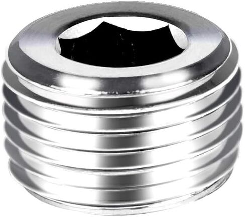 Joywayus Stainless Steel Internal Hex Countersunk Thread Socket Pipe Plug 2"NPT Male in Kuwait