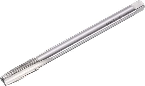 uxcell Thread Milling Taps, 3/8-16 UNC High Speed Steel (HSS) 3 Straight Flutes Machine Screw Thread Threading Tap, 5" Length (Extra Long) in Kuwait