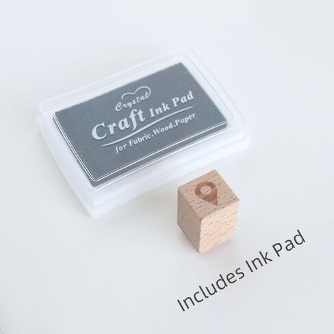 Mini Map Location Icon Wooden Rubber Stamp for Planner Calendar, 0.6'' in Saudi Arabia