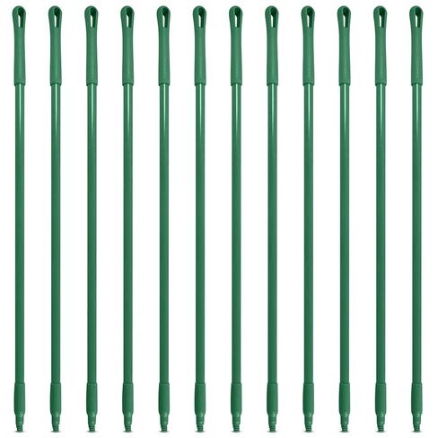 SPARTA 41225EC14 Fiberglass Broom Handle, Mop Handle, Replacement Handle With Acme Threaded Tip For Commercial Cleaning, 48 Inches, Blue in Kuwait