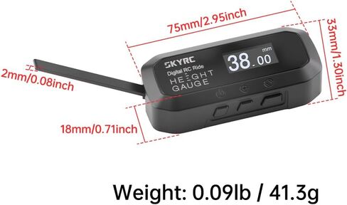 SKYRC Digital RC Ride Height Gauge, 2-38mm, 0.1mm Readout, RC Setup Tool in Kuwait