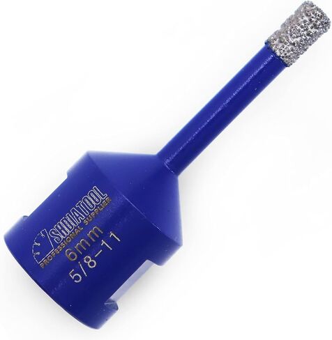 SHDIATOOL Dry Diamond Hole Saw 4 Inch for Porcelain Ceramic Tile Marble Brick Vacuum Brazed Core Drill Bits 100mm in Saudi Arabia