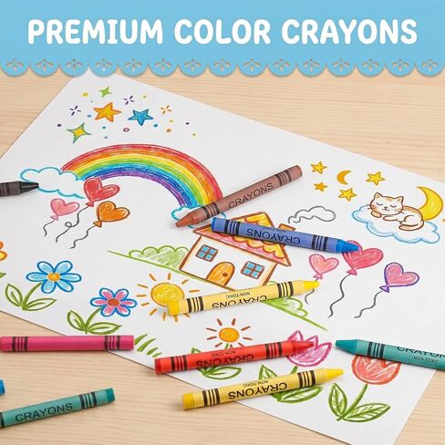 30 Boxes Bulk Crayons, 8 Color Crayon in Kuwait