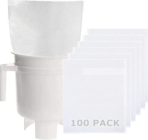 Cold Brew Coffee Filter Bags - 100 Pack Home Cold Brew System Filter Bags Compatible for Toddy Cold Brew Coffee Maker 11.25''x 13'' Natural Durable Home Model Disposable Coffee Brewing Bags in Saudi Arabia