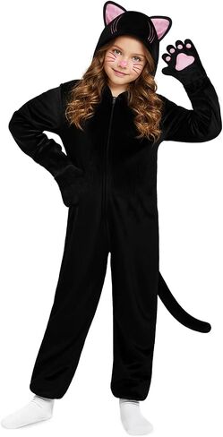 Halloween Cat Costume for Girls - Animal Costume Dress Up Gifts for Kids in Kuwait