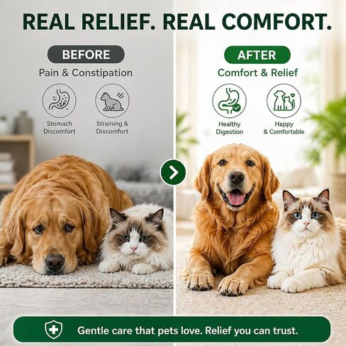 At Home Disposable Enema for Cats and Dogs – Fast Pet Constipation Relief, Softens Stool Quickly – Easy-to-Use Enema Kit for Small Animals – 4 Pack (5mL Each) in Kuwait