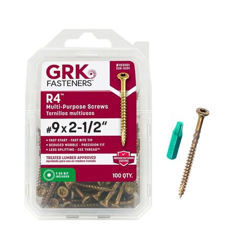 GRK 00103#9 x 2-3/4" R4™ براغي متعددة الأغراض عدد 2000 in Kuwait