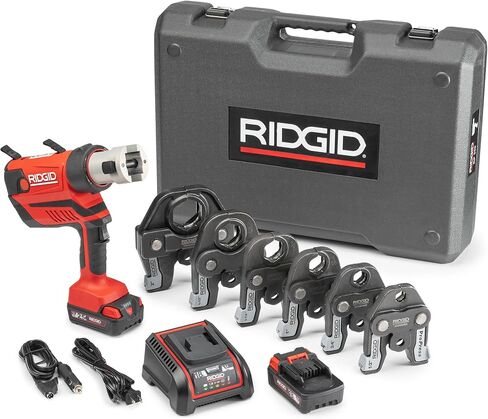 RIDGID 67063 RP 350 ProPress Pressing Tool and Battery Kit with ProPress Tool, 18-Volt Battery, Charger, and Case in Kuwait