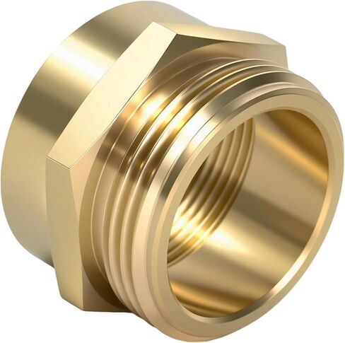 SpringSpray 1-1/2 "NPT أنثى x 1-1/2" NST (NH) ذكر نحاسي سداسية الحلمة المناسب معدات الحريق عرافة الحلمة محول خرطوم الحريق in Kuwait