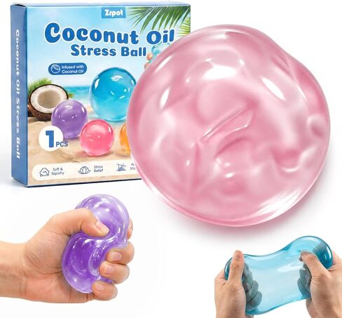 Coconut Oil Squishy Coconut Oil Stress Ball No Rebound in Kuwait