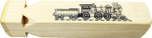 2 PCS-Wooden Train Whistle Musical Toy for Kids (4 Tone) in Kuwait