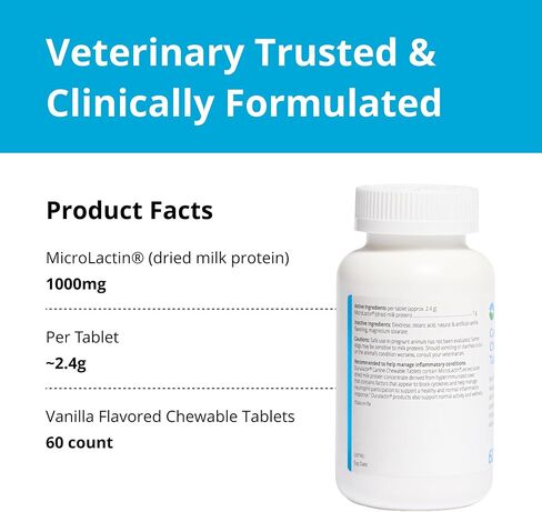 PRN Pharmacal Duralactin Canine Chewable Tablets, Vanilla, 60 Count in Kuwait
