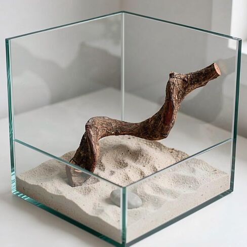 4pcs Reptile Branches Wood for Climbing, Terrarium Habitat Decoration in Kuwait