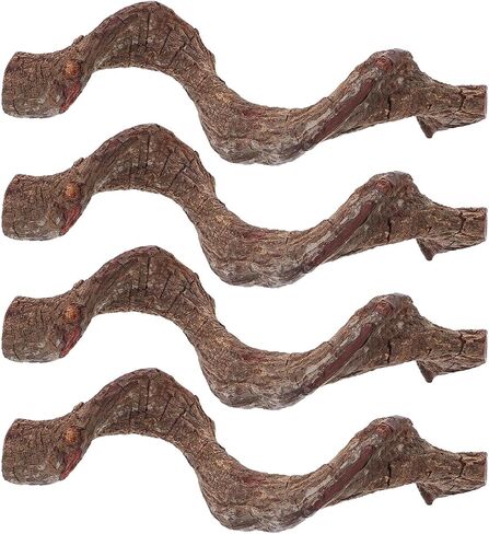 SOIMISS 4pcs Irregular Reptile Branch Wood for Terrarium and Tank Climbing in Kuwait