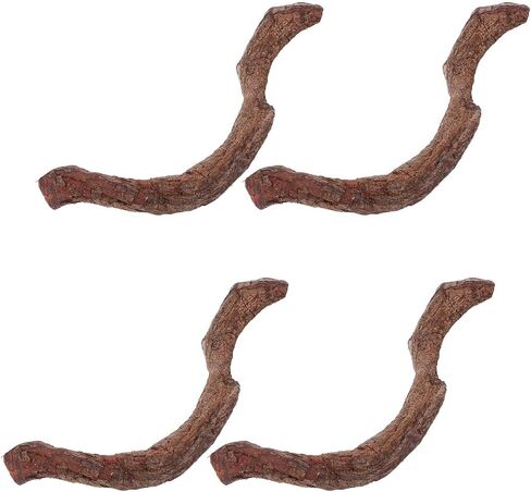 BESPORTBLE 4pcs Irregular Wood Climbing Branches for Gecko Enclosures in Kuwait