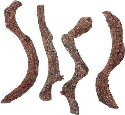 Milisten 4pcs Natural Wood Branches for Reptile Terrarium Climbing Decor in Saudi Arabia