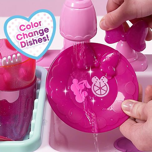 Minnie's Happy Helpers Magic Sink Set, Pretend Play Working Sink in Kuwait