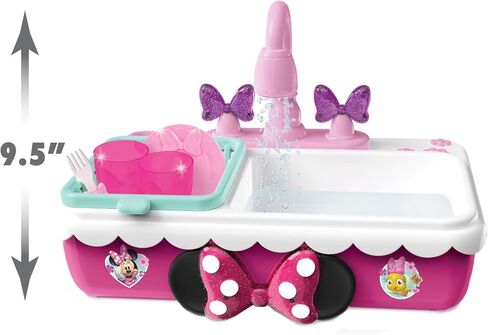 Minnie's Happy Helpers Magic Sink Set, Pretend Play Working Sink in Kuwait