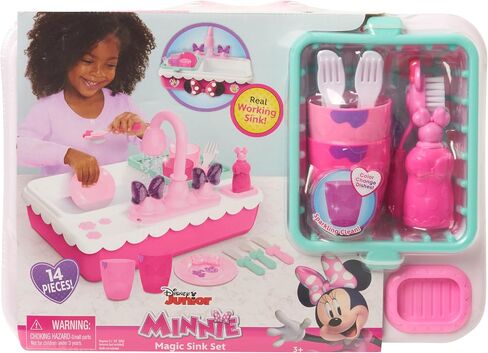 Minnie's Happy Helpers Magic Sink Set, Pretend Play Working Sink in Kuwait