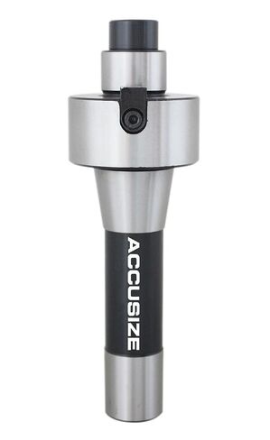 Accusize Industrial Tools - Arbor: 3/4'', Range: 1-3/4''-2'', R8 Shank Shell Face Mill Arbor Adapter Holder for Bridgeport - 7/16''-20, Fg22-8048 in Kuwait