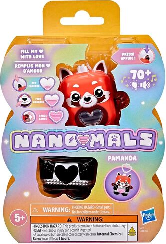 Nano-MALS Pamanda The Red Panda, Electronic Pet Panda Toy, 70+ Responses, Interactive Fidget Toys for Girls & Boys Ages 5+ ​ in Kuwait