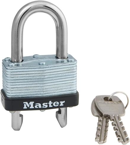 Master Lock 510D Lock with Adjustable Shackle, 1-3/4-inch , Silver in Kuwait