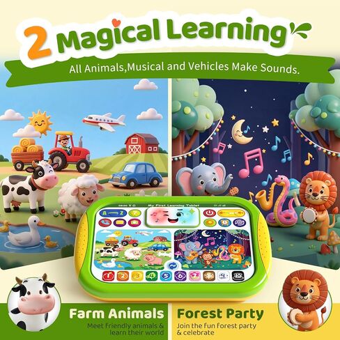 Toddler Learning Tablet Toy for Speech Therapy, Screen-Free Educational Toy in Saudi Arabia