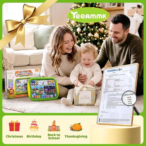 Toddler Learning Tablet Toy for Speech Therapy, Screen-Free Educational Toy in Saudi Arabia