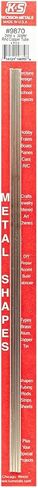 K&S 9870 Round Copper Tube, 2mm OD x 0.36mm Wall x 300mm Long, 4 Pieces, Made in The USA in Kuwait