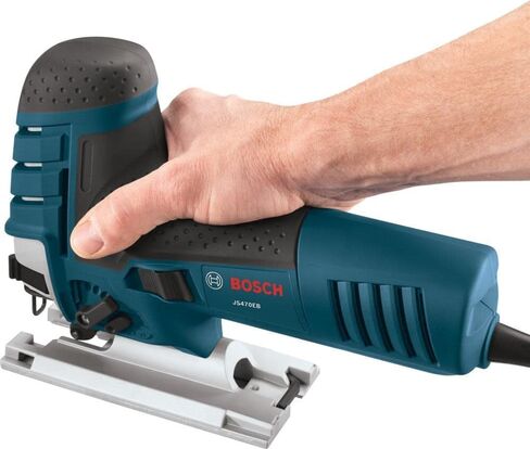 Bosch 7.0 Amp Corded Variable Speed Barrel-Grip Jig Saw JS470EB with Carrying Case with Bosch 10-Piece Assorted T-Shank Jig Saw Blade Set T5002 in Saudi Arabia