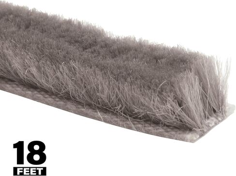 Prime-Line T 8659 1/4 In. Gray, Wool Pile, Weatherstrip (18 Foot) in Kuwait
