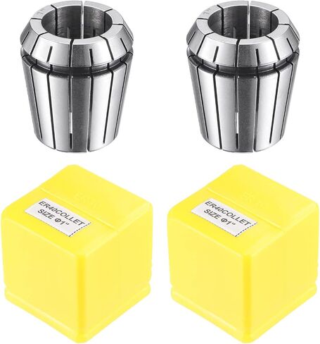 uxcell ER40 Spring Collet 1/2" Chuck for CNC Engraving Machine Lathe Milling Tool 2pcs in Kuwait