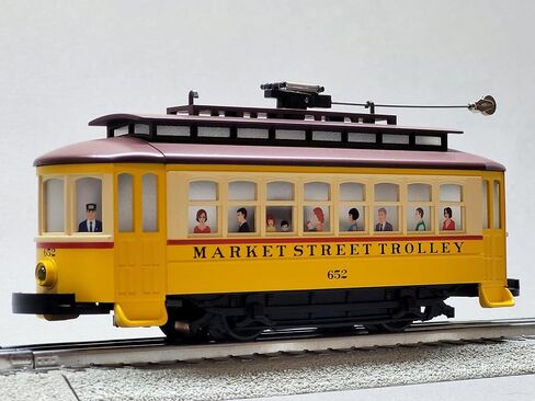 MTH RAILKING Market Street Bump N GO Trolley O Gauge 30-5258 in Saudi Arabia