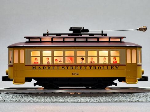 MTH RAILKING Market Street Bump N GO Trolley O Gauge 30-5258 in Saudi Arabia