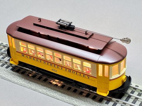 MTH RAILKING Market Street Bump N GO Trolley O Gauge 30-5258 in Saudi Arabia