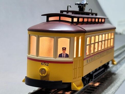 MTH RAILKING Market Street Bump N GO Trolley O Gauge 30-5258 in Saudi Arabia