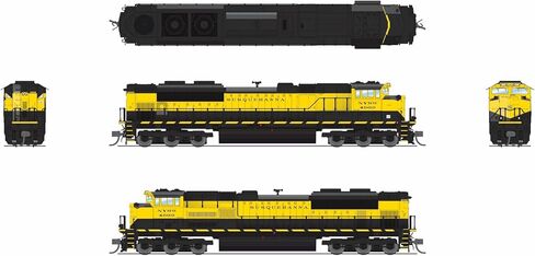 BLI 9977 EMD SD70ACe, NYSW 4064, Black and Yellow, Paragon4 Sound, N in Saudi Arabia